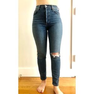 AGOLDE super high rise jeans